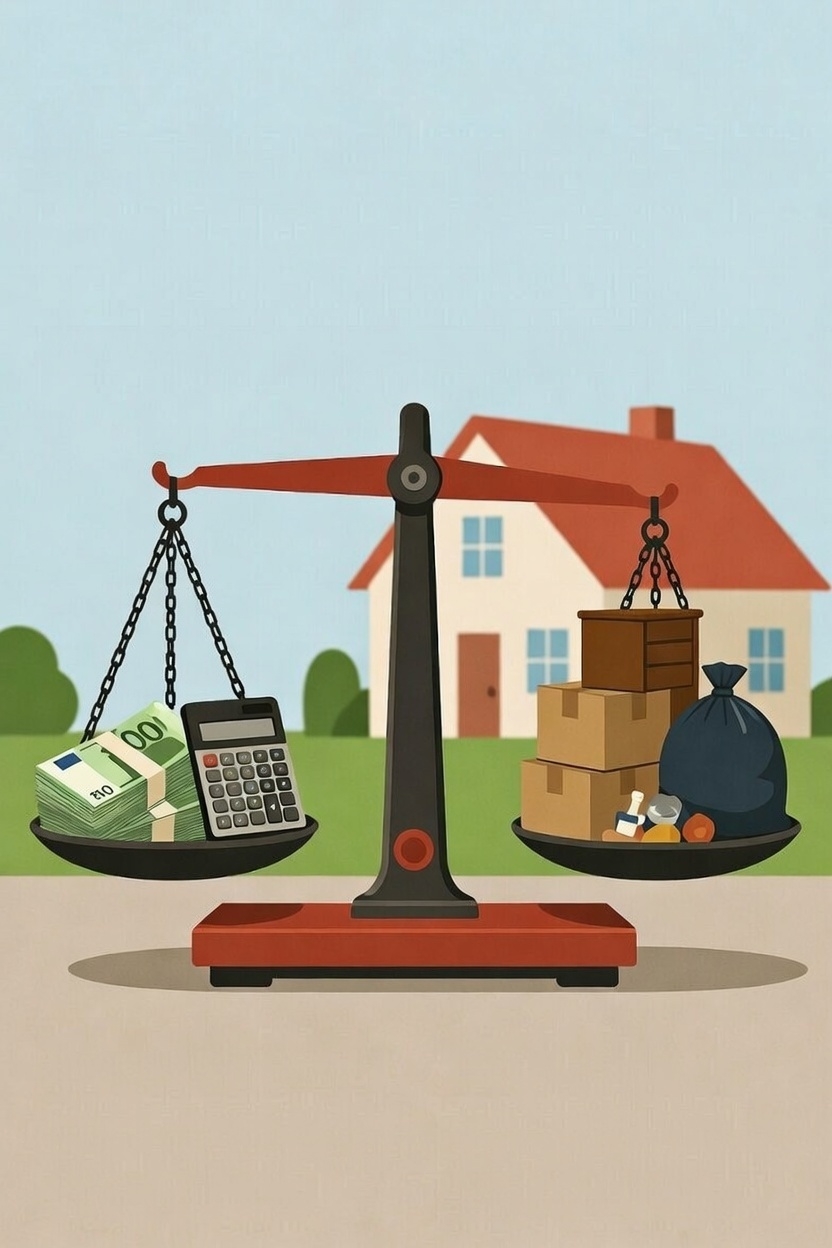 Kosten und Festpreis bei einer Entrümpelung erklärt